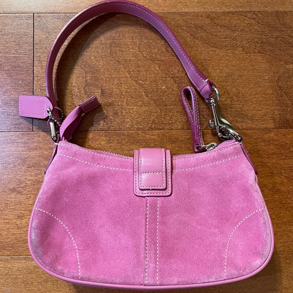 Coach Soho Suede Mini Shoulder Bag style #7558 - Picture 2 of 13